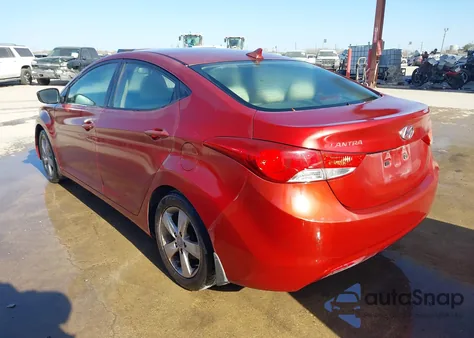 2013 Hyundai Elantra Gls из США, поврежденный, VIN KMHDH4AE6DU501688